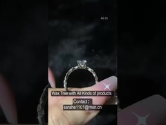 5.5mm 모이사나이트 둥근 베젤 집합 약혼 반지 AAA 등급 925 스터링 실버