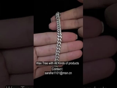 7.05g 힙합 블링 팔찌 글자 다이아몬드 커플