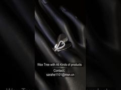 스파클링 925 실버 CZ 링 래디언트 컷 배 모양