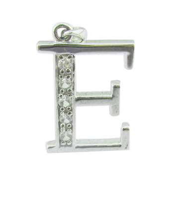 W 글자 보석 액세서리 925 은 CZ 하계 휴가용 Pendant 알파벳 알파벳 Pendant