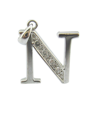925 은 CZ Pendant Stones 1.25mm/1.5mm 및 알파벳 Pendant For Pendant 은 은 보석 Pendant 로고 만들기