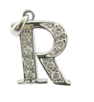 알파벳 문자 매치 18K 금으로 접힌 알파벳 Pendant for Your Collection Pendant Chain 다이아몬드 알파벳 Pendant