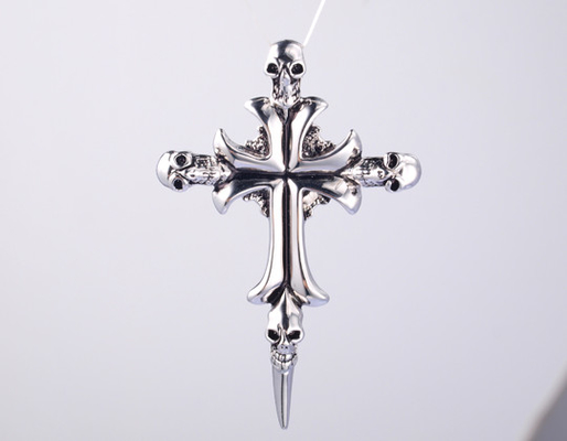 고급 46cm S925 실버 CZ 십자 Pendant 종교 Pendant 십자 8 십자가 컬렉션 패션 보석 Pendant