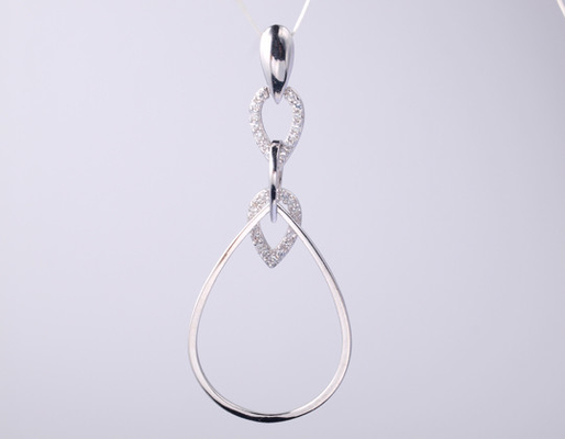 타원형 기하학 컬렉션 Pendant Pendant with Zircon Stone 925 스터링 실버 보석 액세서리 은 기하학 기하학 결정 은 보석 여름 휴가 챔피언십 Pendant