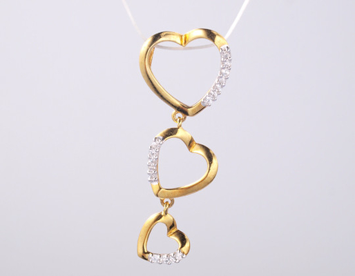 18K 금 기하학 시리즈 Pendant 지르코니아 십자 목걸이 925 은 CZ Pendant