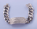 50 그램 925 Silver CZ Bracelet 17cm Michael Kors Sterling Silver Bracelet