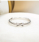 결혼을 위한 나비매듭 18K 금 다이아몬드 반지 0.3 ct 모이산니트 약혼 반지