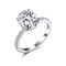 AAA 925 은 모이산니트는 여자들 소녀를 위해 결혼 반지 공상이 고귀하게 울립니다