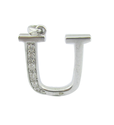 925 은 CZ Pendant Stones 1.25mm/1.5mm 및 알파벳 Pendant For Pendant 은 은 보석 Pendant 로고 만들기